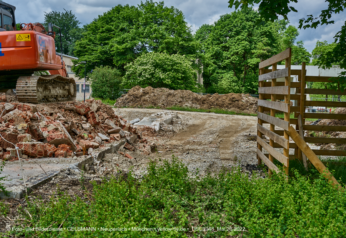 26.05.2022 - Baustelle am Haus für Kinder in Neuperlach